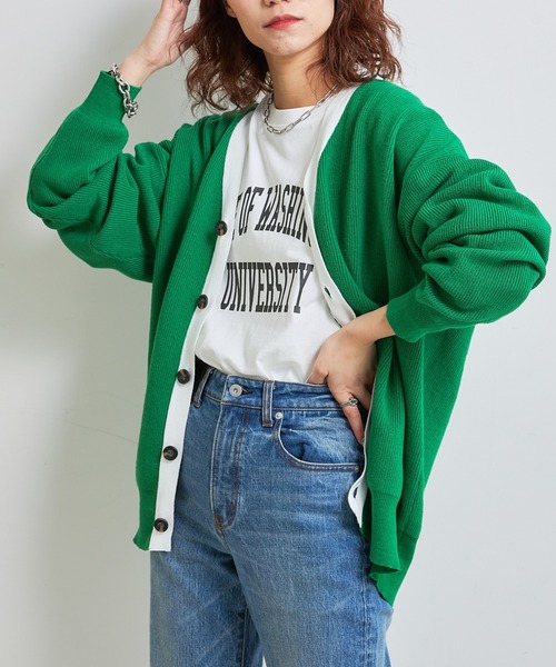 セール Zozotown限定 ユニセックス レタードニットカーディガン カーディガン ボレロ Ciaopanic Typy チャオパニックティピー のファッション通販 Zozotown