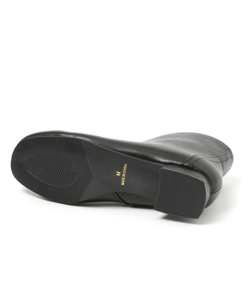 studio CLIP（スタディオクリップ）の「やわらかローヒールブーツ（ブーツ・レディース・ライトグレー/ブラック・X-LARGE/LARGE/MEDIUM）」の5枚目の写真