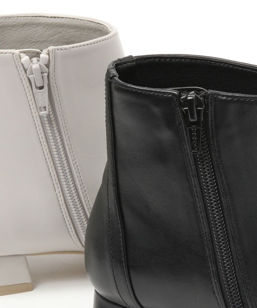 studio CLIP（スタディオクリップ）の「やわらかローヒールブーツ（ブーツ・レディース・ライトグレー/ブラック・X-LARGE/LARGE/MEDIUM）」の11枚目の写真