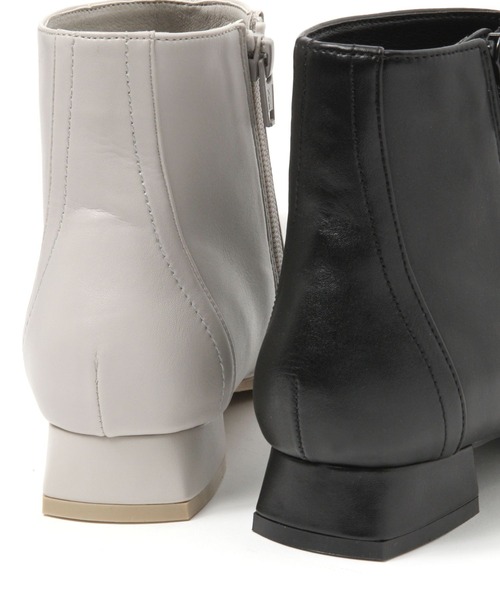 studio CLIP（スタディオクリップ）の「やわらかローヒールブーツ（ブーツ・レディース・ライトグレー/ブラック・X-LARGE/LARGE/MEDIUM）」の12枚目の写真