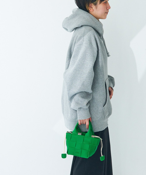 favori vie nouvelle(ファボリ ヴィー ヌーヴェル)の「<favori vie nouvelle/ファボリ ヴィー ヌーヴェル> メッシュ編みミニ2WAYショルダー(ショルダーバッグ・レディース・アイボリー/ライトグリーン/モカ/ブラック/ネイビー/ライトグレー/ダークブラウン/ラベンダー/マスタード/シルバー/グリーン・ONE SIZE)」の6枚目の写真