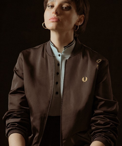 美品♡フレッドペリー　ブルゾン　エイミーワインハウス FRED PERRY（フレッドペリー）の「Amy Winehouse Satin Bomber
