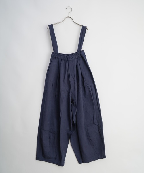 Wordtrobe(ワードトローブ)の「【wordtrobe】ツイル サスペンダー付き パンツ(その他パンツ・レディース・ブラック/キャメル/キナリ・FREE)」の4枚目の写真