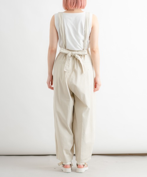 Wordtrobe(ワードトローブ)の「【wordtrobe】ツイル サスペンダー付き パンツ(その他パンツ・レディース・ブラック/キャメル/キナリ・FREE)」の13枚目の写真