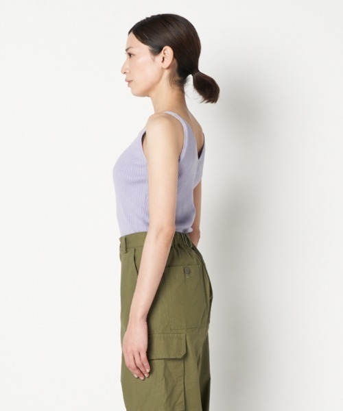 HELIOPOLE(エリオポール)の「SIROSPUN KNIT CAMISOLE(ニット/セーター・レディース・ライラック/ネイビー/イエロー・38)」の7枚目の写真