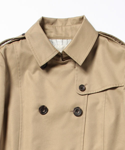 BEAMS LIGHTS Women's(ビームスライツ ウィメンズ)の「BEAMS LIGHTS / 撥水トレンチコート(トレンチコート・レディース・ベージュ/ネイビー/ブルー・38/40/36)」の15枚目の写真