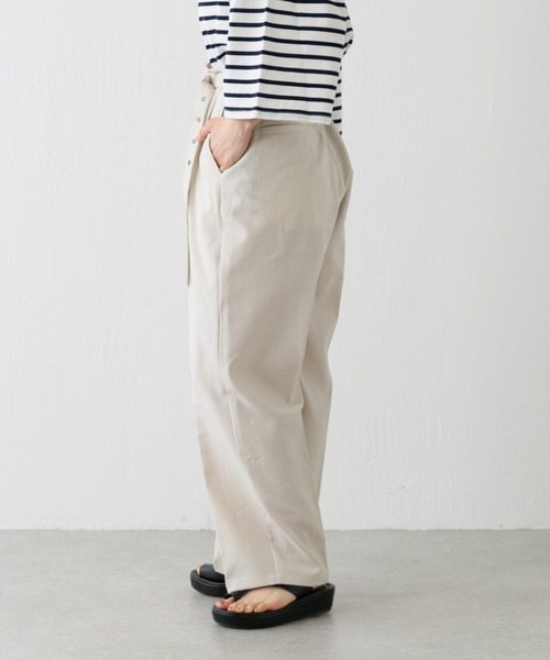 WHIMSIC(ウィムジック)の「【WHIMSIC】ベルテッドパンツ2(その他パンツ・レディース・ブルー/ブラック/アイボリー/ブラック系その他・2/1)」の12枚目の写真