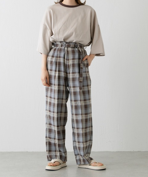 WHIMSIC(ウィムジック)の「【WHIMSIC】ベルテッドパンツ2(その他パンツ・レディース・ブルー/ブラック/アイボリー/ブラック系その他・2/1)」の14枚目の写真