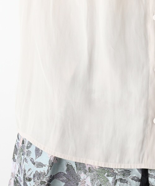 index（インデックス）の「◆パウダーサテンシャーリングボウタイブラウス【WEB限定サイズ】（シャツ/ブラウス・レディース・サックスブルー/ネイビー/ライトグレー/ホワイト系4・40/36/38/42）」の10枚目の写真