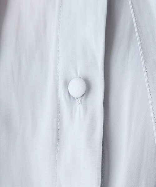 index（インデックス）の「◆パウダーサテンシャーリングボウタイブラウス【WEB限定サイズ】（シャツ/ブラウス・レディース・サックスブルー/ネイビー/ライトグレー/ホワイト系4・40/36/38/42）」の11枚目の写真