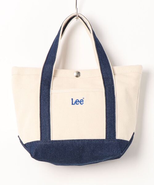 Lee（リー）の「★LEE★キャンバスミニトート（トートバッグ・レディース・ブラック/ダークブルー/カモフラージュ/ライトベージュ/ライトグレー/ネイビー/オリーブ/オフホワイト/ワインレッド/レッド・FREE）」の7枚目の写真