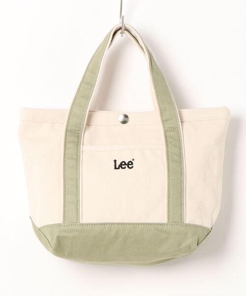 Lee（リー）の「★LEE★キャンバスミニトート（トートバッグ・レディース・ブラック/ダークブルー/カモフラージュ/ライトベージュ/ライトグレー/ネイビー/オリーブ/オフホワイト/ワインレッド/レッド・FREE）」の6枚目の写真