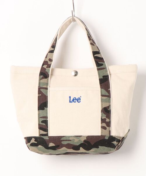 Lee（リー）の「★LEE★キャンバスミニトート（トートバッグ・レディース・ブラック/ダークブルー/カモフラージュ/ライトベージュ/ライトグレー/ネイビー/オリーブ/オフホワイト/ワインレッド/レッド・FREE）」の10枚目の写真