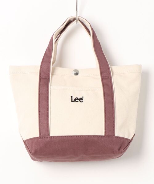 Lee（リー）の「★LEE★キャンバスミニトート（トートバッグ・レディース・ブラック/ダークブルー/カモフラージュ/ライトベージュ/ライトグレー/ネイビー/オリーブ/オフホワイト/ワインレッド/レッド・FREE）」の9枚目の写真