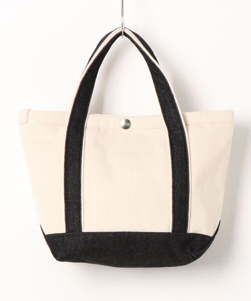 Lee（リー）の「★LEE★キャンバスミニトート（トートバッグ・レディース・ブラック/ダークブルー/カモフラージュ/ライトベージュ/ライトグレー/ネイビー/オリーブ/オフホワイト/ワインレッド/レッド・FREE）」の11枚目の写真