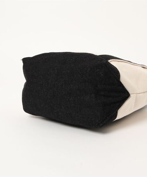 Lee（リー）の「★LEE★キャンバスミニトート（トートバッグ・レディース・ブラック/ダークブルー/カモフラージュ/ライトベージュ/ライトグレー/ネイビー/オリーブ/オフホワイト/ワインレッド/レッド・FREE）」の12枚目の写真