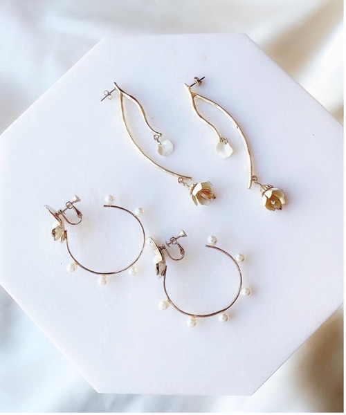 【felice】スノーフレークピアス（ピアス（両耳用））｜felice（フェリーチェ）