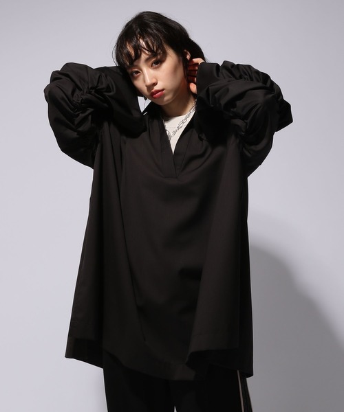 HARE（ハレ）の「ソデギャザーシャツ(HARE)（シャツ/ブラウス