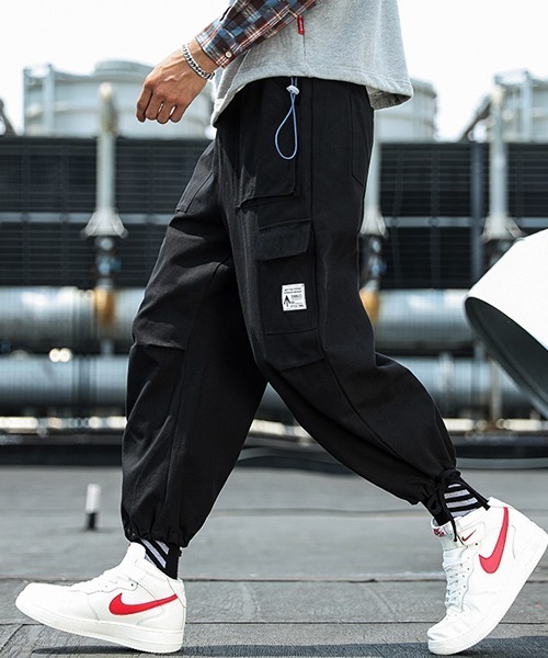 格安販売中 カーキ 日本製 紐 ゆったり 個性 古着 アタッチメント カーゴパンツ 3 ワークパンツ カーゴパンツ Sintder Com Br