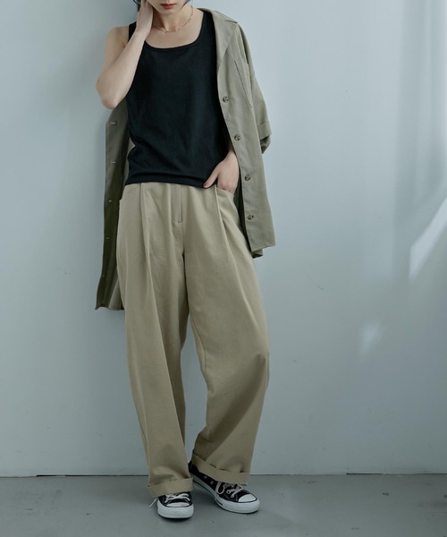 ベーシックテレコリブタンクトップ タンクトップ Fashion Letter ファッションレター のファッション通販 Zozotown