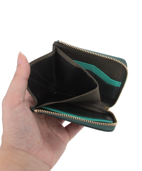 Bianchi(ビアンキ)の「ビアンキ【Bianchi】コンパクトウォレット(財布・メンズ・ブラック/ネイビー/グリーン/チョコ・フリー)」の7枚目の写真