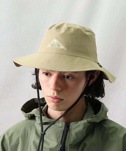 KELTY(ケルティ)の「【 KELTY / ケルティ 】# CORDURA (コーデュラ) ストレッチナイロン ポケッタブル サファリ ハット(ハット・メンズ・ブラック/ベージュ/オリーブドラブ・FREE)」の11枚目の写真