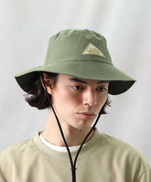 KELTY(ケルティ)の「【 KELTY / ケルティ 】# CORDURA (コーデュラ) ストレッチナイロン ポケッタブル サファリ ハット(ハット・メンズ・ブラック/ベージュ/オリーブドラブ・FREE)」の14枚目の写真
