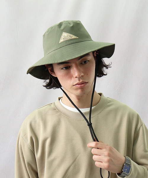 KELTY(ケルティ)の「【 KELTY / ケルティ 】# CORDURA (コーデュラ) ストレッチナイロン ポケッタブル サファリ ハット(ハット・メンズ・ブラック/ベージュ/オリーブドラブ・FREE)」の15枚目の写真