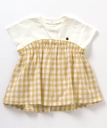 BREEZE | チェックドッキングTシャツ(Tシャツ/カットソー)