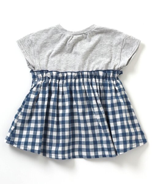 BREEZE（ブリーズ）の「チェックドッキングTシャツ（Tシャツ/カットソー・キッズ・イエロー/ブルー・100/110/130/140/90/80/120）」の16枚目の写真