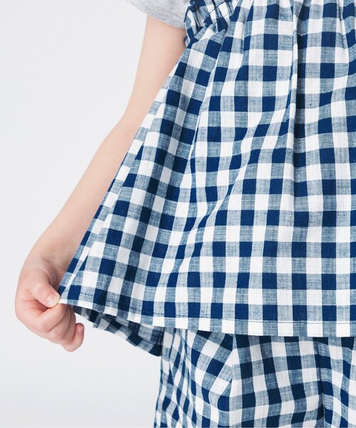 BREEZE（ブリーズ）の「チェックドッキングTシャツ（Tシャツ/カットソー・キッズ・イエロー/ブルー・100/110/130/140/90/80/120）」の17枚目の写真