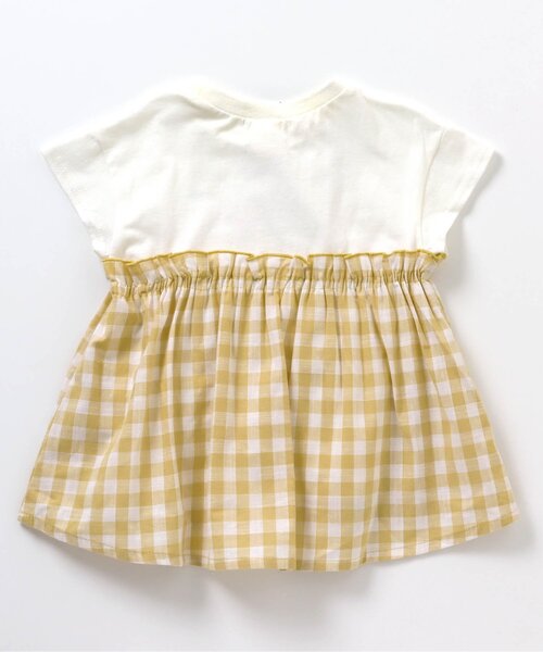 BREEZE（ブリーズ）の「チェックドッキングTシャツ（Tシャツ/カットソー・キッズ・イエロー/ブルー・100/110/130/140/90/80/120）」の15枚目の写真