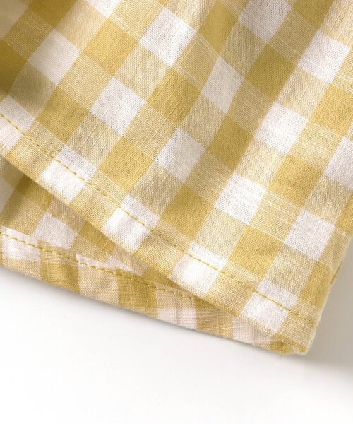 BREEZE（ブリーズ）の「チェックドッキングTシャツ（Tシャツ/カットソー・キッズ・イエロー/ブルー・100/110/130/140/90/80/120）」の19枚目の写真