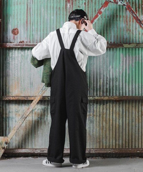 kutir（クティール）の「ミリタリーオーバーオール（サロペット/オーバーオール・レディース・ブラック/カーキ・SMALL/MEDIUM/LARGE）」の10枚目の写真