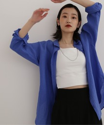 NATURAL BEAUTY BASIC | [洗える]テンセルラミーシャツ(シャツ/ブラウス)