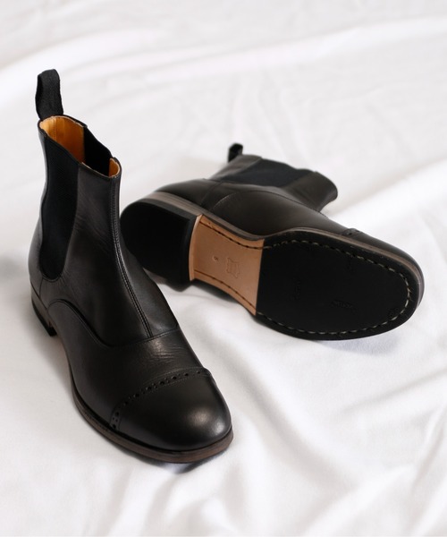 SPACE CRAFT（スペースクラフト）の「SPACE CRAFT スペースクラフト / MEDALLION SIDE GORE メダリオン サイドゴアブーツ / SC-435（ブーツ・レディース・グレー/ブラック・25.5cm/26cm/24.5cm/24cm/25cm/23.5cm/23cm/27cm/26.5cm）」の8枚目の写真