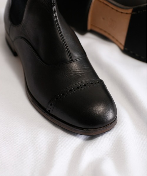 SPACE CRAFT（スペースクラフト）の「SPACE CRAFT スペースクラフト / MEDALLION SIDE GORE メダリオン サイドゴアブーツ / SC-435（ブーツ・レディース・グレー/ブラック・25.5cm/26cm/24.5cm/24cm/25cm/23.5cm/23cm/27cm/26.5cm）」の22枚目の写真