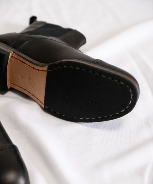 SPACE CRAFT（スペースクラフト）の「SPACE CRAFT スペースクラフト / MEDALLION SIDE GORE メダリオン サイドゴアブーツ / SC-435（ブーツ・レディース・グレー/ブラック・25.5cm/26cm/24.5cm/24cm/25cm/23.5cm/23cm/27cm/26.5cm）」の21枚目の写真