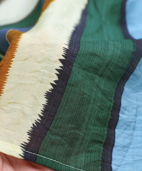 reca（レカ）の「変形ストライプロングスカート（スカート・レディース・オレンジ/ブルー・FREE）」の11枚目の写真