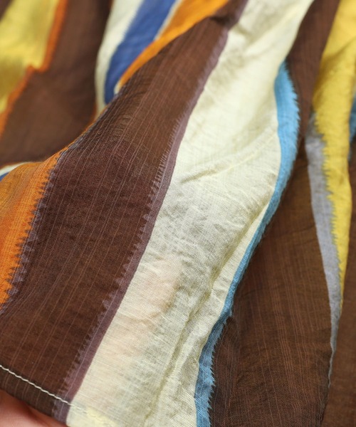 reca（レカ）の「変形ストライプロングスカート（スカート・レディース・オレンジ/ブルー・FREE）」の10枚目の写真