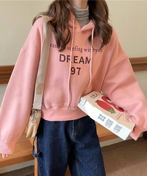 urge：（アージコロン ）の「【URGE：】裏起毛 プルオーバー ロゴ パーカー（パーカー）」