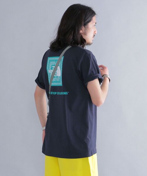 *THENORTHFACE:ショートスリーブバンダナスクエアロゴTシャツ
