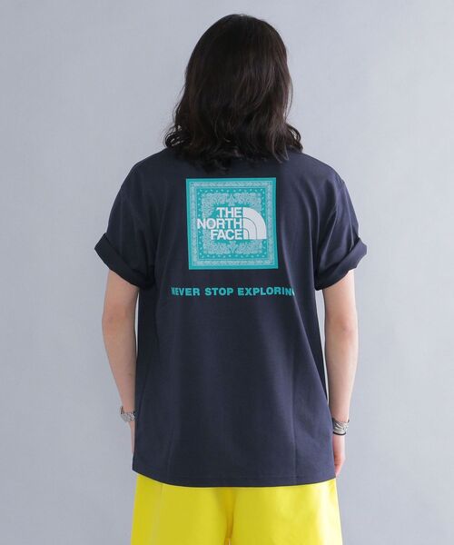 *THENORTHFACE:ショートスリーブバンダナスクエアロゴTシャツ