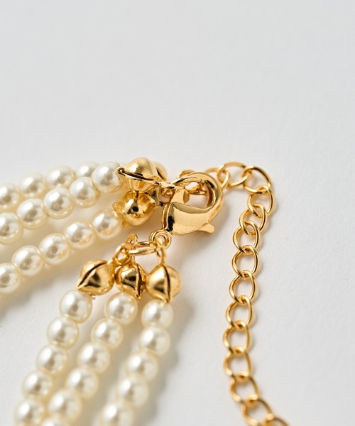 SHENERY(シーナリー)の「【WEB限定】パール3連ストラップネックレス(ネックレス・レディース・ゴールド・FREE)」の7枚目の写真