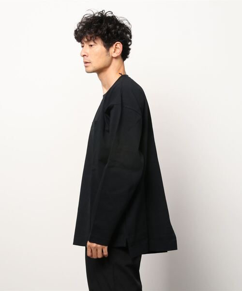 FORTUNA HOMME(フォルトゥナオム)の「FORTUNAHOMME Higauge Tailored L/S Tee(Tシャツ/カットソー・メンズ・ブラック/ホワイト・2/1)」の8枚目の写真