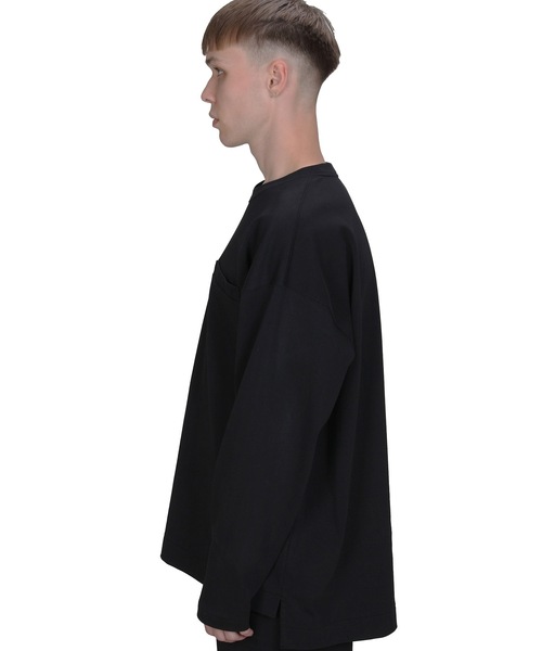 FORTUNA HOMME(フォルトゥナオム)の「FORTUNAHOMME Higauge Tailored L/S Tee(Tシャツ/カットソー・メンズ・ブラック/ホワイト・2/1)」の6枚目の写真