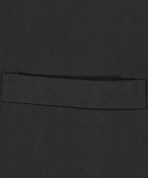 FORTUNA HOMME(フォルトゥナオム)の「FORTUNAHOMME Higauge Tailored L/S Tee(Tシャツ/カットソー・メンズ・ブラック/ホワイト・2/1)」の4枚目の写真
