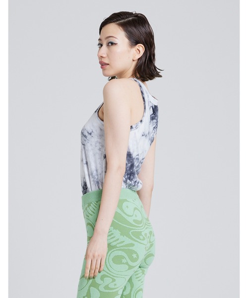 Little sunny bite（リトルサニーバイト）の「Tie -dye tank top（タンクトップ・レディース・ホワイト/イエロー/オレンジ・SMALL/MEDIUM）」の4枚目の写真