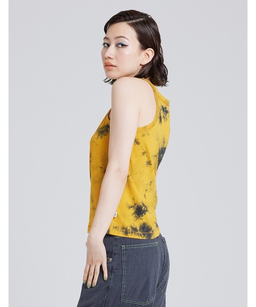 Little sunny bite（リトルサニーバイト）の「Tie -dye tank top（タンクトップ・レディース・ホワイト/イエロー/オレンジ・SMALL/MEDIUM）」の6枚目の写真