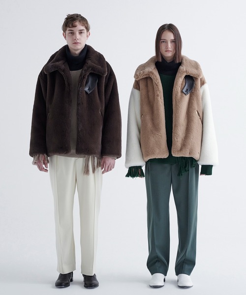 CULLNI(クルニ)の「22-AW-004 / Wool Chino Wide 1-Tuck Gurkha Pants(スラックス・メンズ・ブラック/ブルーグレー/オフホワイト/グリーン・2/1/0)」の10枚目の写真